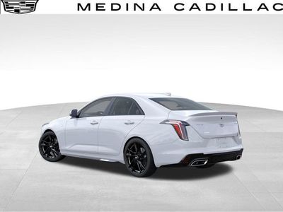 2026 Cadillac CT4 — rear three-quarter view