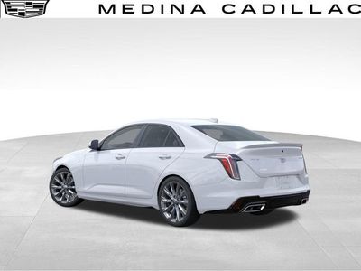 2025 Cadillac CT4 — rear three-quarter view