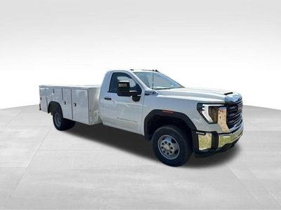 2026 GMC Sierra 3500 HD Chassis Cab — rear three-quarter view