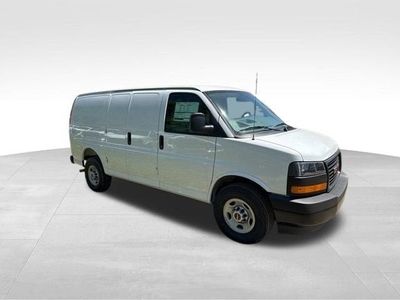 2026 GMC Savana Cargo — rear three-quarter view