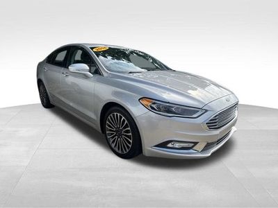 2018 Ford Fusion — rear three-quarter view