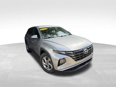 2022 Hyundai Tucson — rear three-quarter view