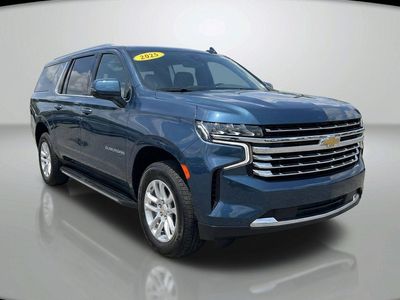 2025 Chevrolet Suburban — rear three-quarter view