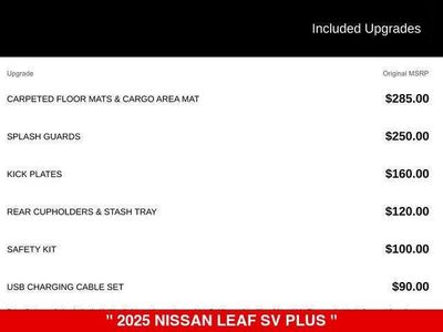 2025 Nissan LEAF — interior view