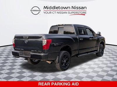 2019 Nissan Titan XD — rear three-quarter view