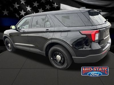2025 Ford Police Interceptor Utility — rear three-quarter view