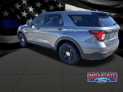 2025 Ford Police Interceptor Utility — rear three-quarter view
