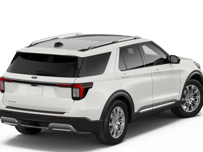 2026 Ford Explorer — rear three-quarter view