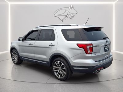 2018 Ford Explorer — rear three-quarter view