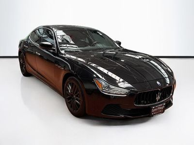 2017 Maserati Ghibli — rear three-quarter view
