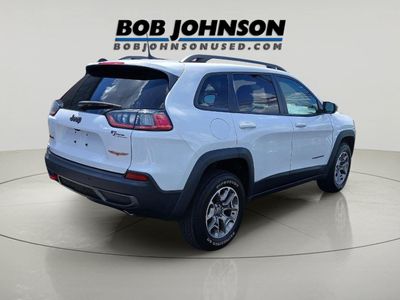 2021 Jeep Cherokee — rear three-quarter view