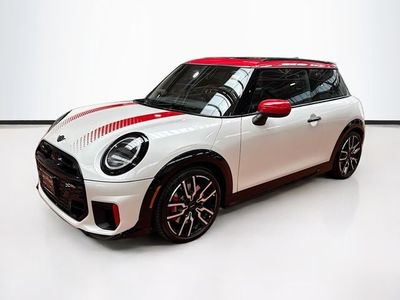 2026 MINI 2 DOOR ICONIC in Nanuq White Metallic — front three-quarter view
