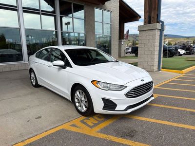 2019 Ford Fusion — rear three-quarter view