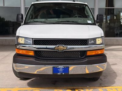 2025 Chevrolet Express Passenger — rear three-quarter view