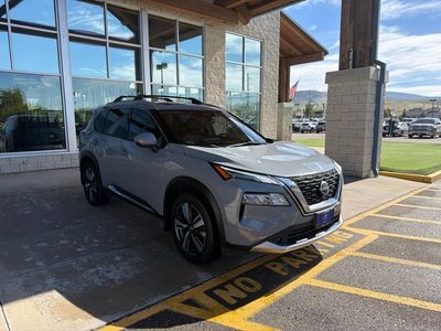 2022 Nissan Rogue — rear three-quarter view