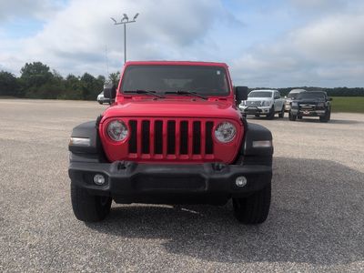 2020 Jeep Wrangler — rear three-quarter view