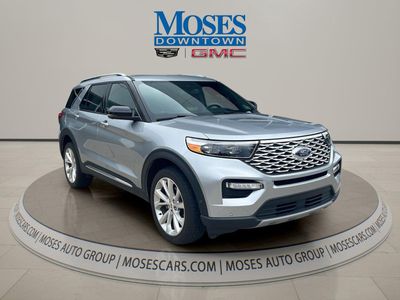 2023 Ford Explorer — rear three-quarter view