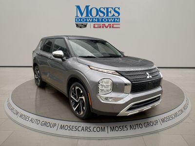 2023 Mitsubishi Outlander — rear three-quarter view