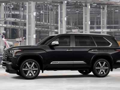 2026 Toyota Sequoia — rear three-quarter view