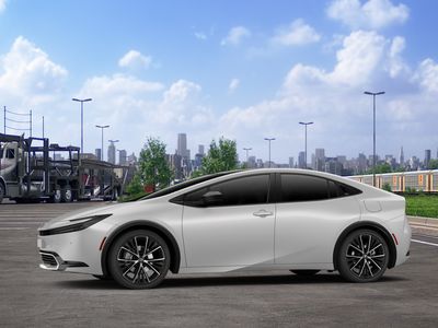 2027 Toyota Prius — rear three-quarter view