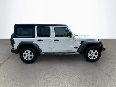 2022 Jeep Wrangler — rear three-quarter view