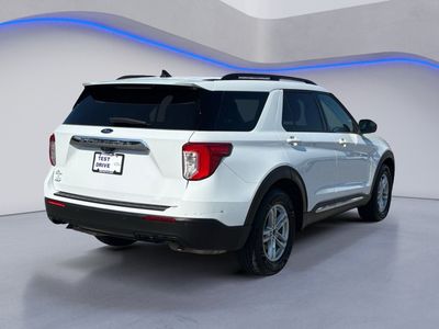 2021 Ford Explorer — rear three-quarter view