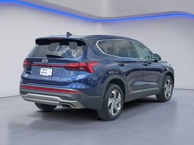2022 Hyundai Santa Fe — rear three-quarter view