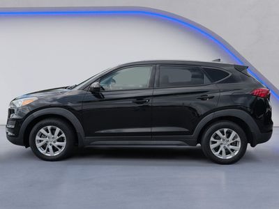 2019 Hyundai Tucson — rear three-quarter view