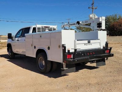 2025 Chevrolet Silverado 3500 HD Chassis Cab — rear three-quarter view