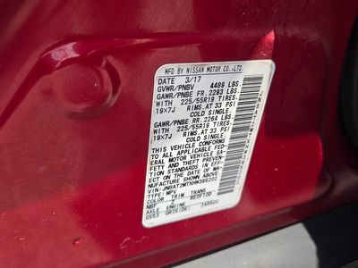 2017 Nissan Rogue — interior view