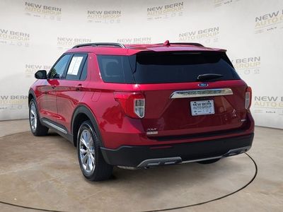 2020 Ford Explorer — rear three-quarter view
