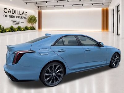 2026 Cadillac CT4-V — rear three-quarter view