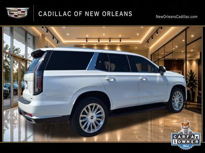 2023 Cadillac Escalade — rear three-quarter view