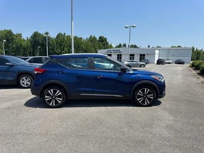 2019 Nissan Kicks — rear three-quarter view