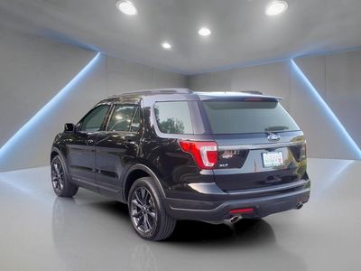 2019 Ford Explorer — rear three-quarter view