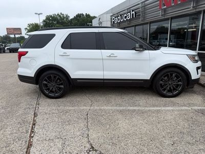 2018 Ford Explorer — rear three-quarter view