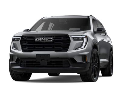 2026 GMC Acadia Elevation in Sterling Metallic — front three-quarter view