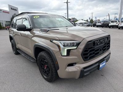 2025 Toyota Sequoia — rear three-quarter view