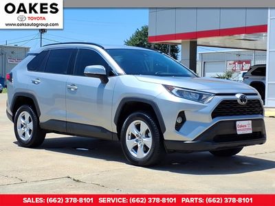 2021 Toyota RAV4 — rear three-quarter view