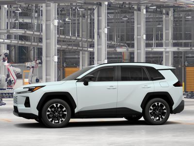 2026 Toyota RAV4 — rear three-quarter view
