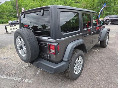 2022 Jeep Wrangler — rear three-quarter view