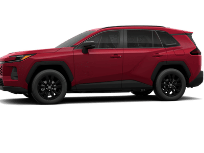 2026 Toyota RAV4 — rear three-quarter view