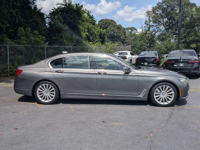 2016 BMW 7 Series — rear three-quarter view