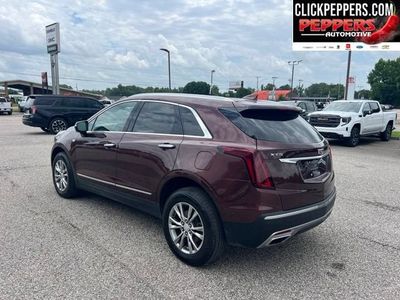 2022 Cadillac XT5 — rear three-quarter view