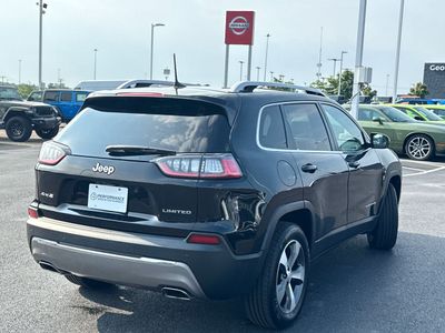 2021 Jeep Cherokee — rear three-quarter view