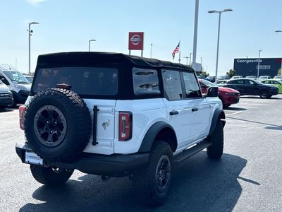 2022 Ford Bronco — rear three-quarter view