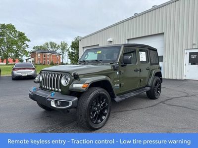 2022 Jeep Wrangler — rear three-quarter view