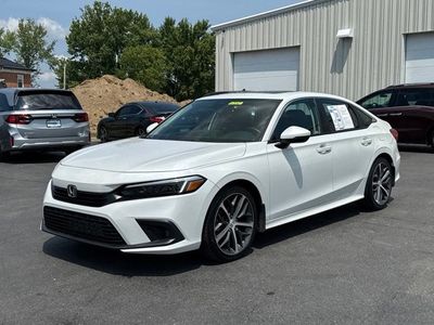 2022 Honda Civic — rear three-quarter view