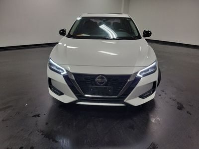 2021 Nissan Sentra — rear three-quarter view