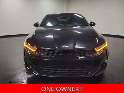 2021 Kia K5 — rear three-quarter view